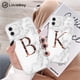 thumbnail image 2 of Funda con textura de mármol para iPhone 11, funda transparente mate para iPhone 12 13 Pro Mini X XR XS Max 7 8 Plus, funda suave de TPU Tan Jianjun unisex, 2 of 2