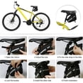 thumbnail image 4 of Bike Tool Kit, 16 in 1 Bike Repair Bag with Reflective Strip and Rear Repair Tool Kit Bike Saddle Bag Black, 4 of 5