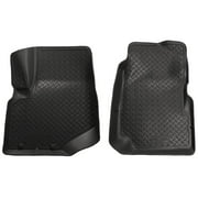 Husky Liners Classic Style Floor Mats | Fits 2002 - 2008 Chevrolet Trailblazer & GMC Envoy; 2002 - 2006 Trailblazer EXT & Envoy XL | Front Row, 2-pc Black - 32001