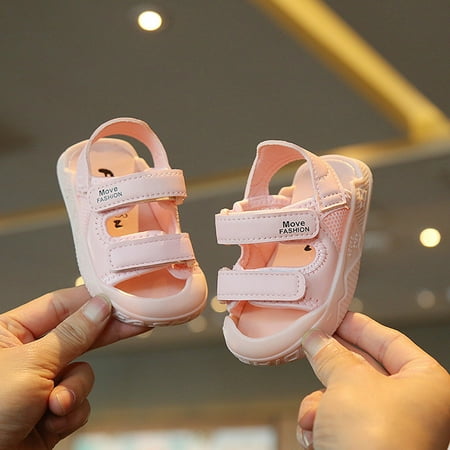

YOHOME Clearance Gift！Baby Shoes Summer Baby Toddler Sandals Soft Soled Men S And Women S Baby Shoes Pink 17