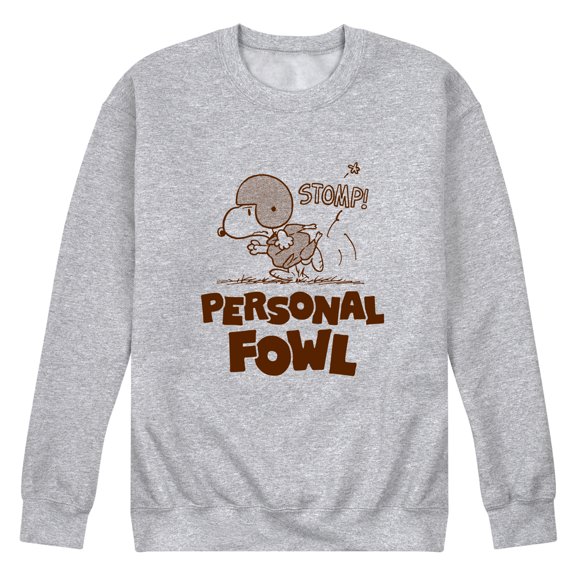 Peanuts - Personal Fowl Graphic Fleece Sweatshirt