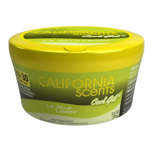 Aromatizante Gel California Scents Lemon 60 Días de Aroma