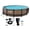 Natural Teak (14ft x 42in ), variant on Funsicle 14ft x 42in Round Oasis Designer Above Ground Pool, Oak Herringbone with SkimmerPlus Filter Pump, Age 6 & up