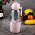 thumbnail image 4 of EGOGO Mini licuadora eléctrica portátil de jugo de frutas, recargable por USB, 7,4 V (rosa), 4 of 8
