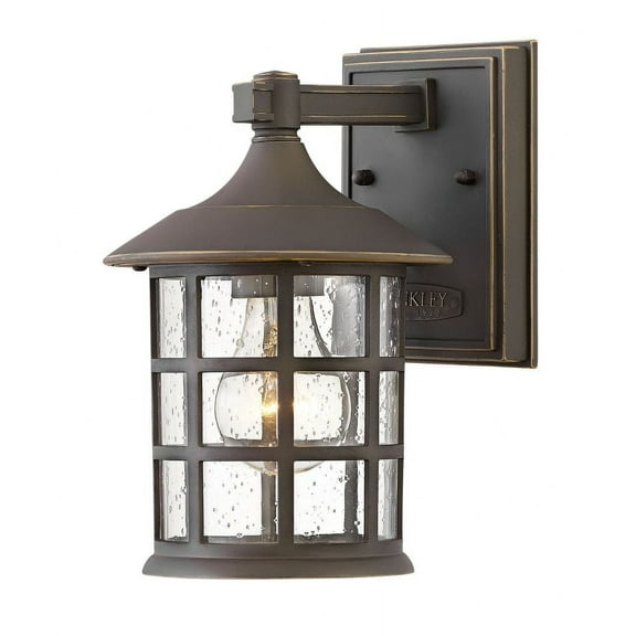 1 Light Small Outdoor Wall Lantern In Coastal Style 6 Inches Wide By 9.25 Inches High-Oil Rubbed Bronze Finish Hinkley Lighting 1860Oz