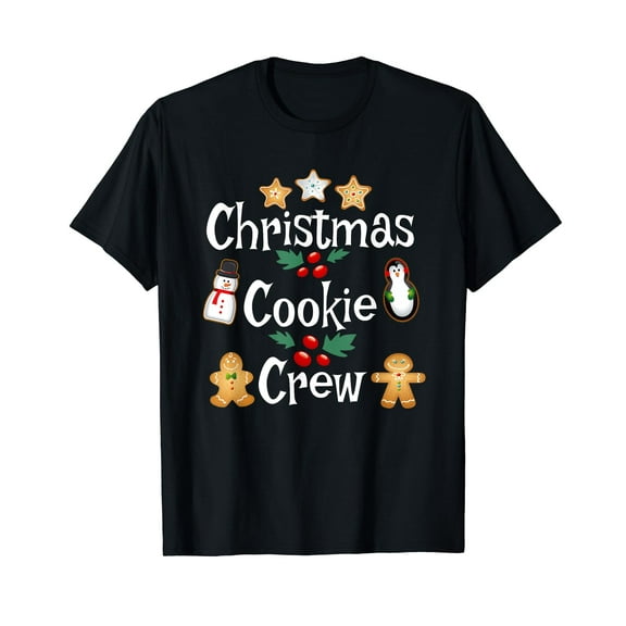 Bakers Christmas Cookie Crew Family Baking Team Holiday Cute T-Shirt