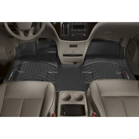 Weathertech Doublure de Sol 4410351V; Ajustement Moulé; Noir; Polyoléfine Thermoplastique TPO; 1 Pce; à Emporter