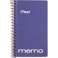 thumbnail image 2 of Cuaderno Mead Spiral Memo, paquete de 8 unidades, 60 hojas, 3 x 5 cm, con rayas universitarias, 2 of 5