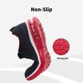 thumbnail image 5 of JOYFON Mens Running Shoes Air Cushioned Athletic Sneakers Non Slip Tennis Shoes for Sport Gym Jogging RedBlack Size 11, 5 of 6