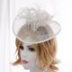 thumbnail image 3 of Sombrero Fascinator Colcomx de 1920s con Diadema y Flor, 3 of 8