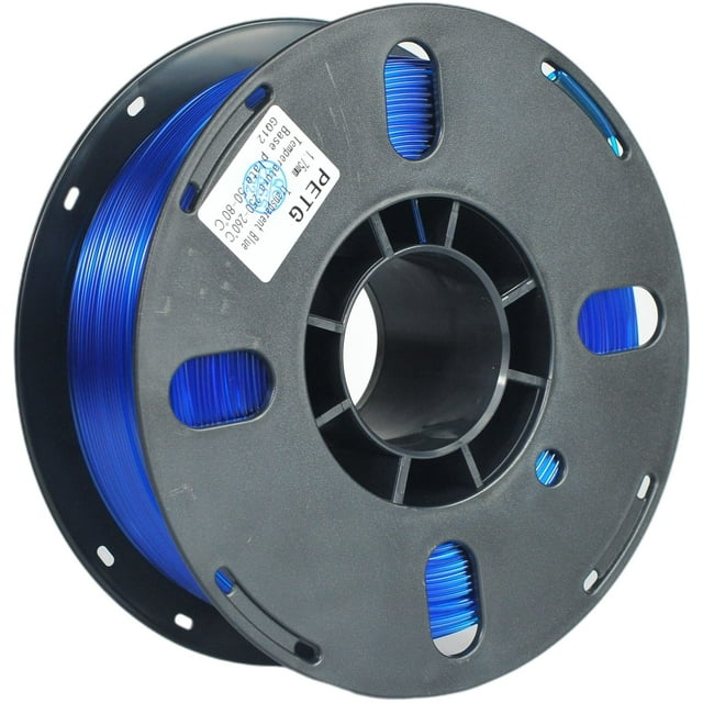 Filamento para impresora 3D RANKI PETG de 1,75 mm, bobina de 1 kg, azul