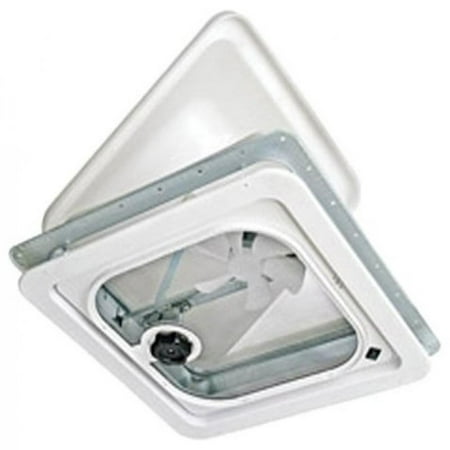 Corner Vent - Ventline V2094-501-00 Birch White 1412V Radius Corner Vent with Pop Up Screen
