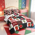 thumbnail image 2 of Manfei Cute Ball 7-Piece King Bedding,Christmas Winter Festive King Bed in a Bag,Xmas Reversible, 2 of 7