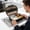 Black, variant on Secfreeship Stainless Steel Bento Box with 3 Compartments, Leakproof Lunch Container with Spoon and Chopsticks, Reusable Meal Prep Box for Adults Work Office, 9.45 x 7.28 x 2.76 Inch