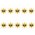 thumbnail image 2 of Patch Brodé, 10 Pcs Patchs Tournesol Adorables Patchs à Coudre Fonctionnement Fluide, 2 of 14