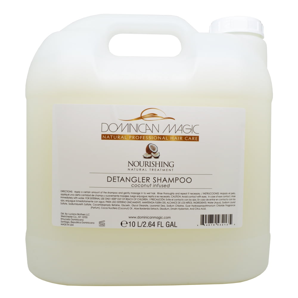 Dominican Magic Detangler Shampoo Coconut Infused 2.6 gal