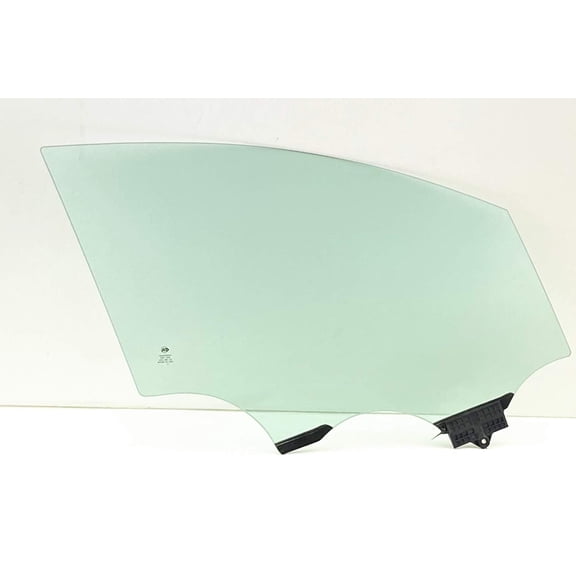 Tempered Passenger Right Side Front Door Window Door Glass Compatible with Hyundai Santa Fe 2019-2023 Models