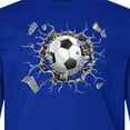 thumbnail image 4 of Inktastic Soccer Breakthrough Long Sleeve Youth T-Shirt, 4 of 5