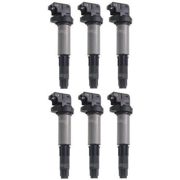 TRQ Ignition Coil Set of 6 Kit for BMW 745 M3 X3 X5 Z4 325 530 645 ICA61503 Fits select: 2003-2006 BMW 330, 2003-2005 BMW 525