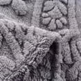 thumbnail image 6 of Weloille Soft Flannel Blanket 70x100cm Polyester Fuzzy Warm Throw for Napping Reading Watching Movies Pink Gray Blue, 6 of 8