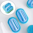 thumbnail image 5 of 2Pcs Cleaning Brush, Scourers Bath Brush All Purpose Scrub Sponge Brush Cleaning Sponge Brush with Comfortable Ergonomic Handle Grip(Blue), 5 of 5