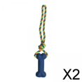 thumbnail image 1 of Runquan 2X Dog Rope Chew Toy Squeaky Rope Dog Toy for Small Medium and Large Pets Dark 2 Pcs, 1 of 8