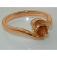 thumbnail image 4 of LBG British Made 9k Rose Gold Natural Citrine Womens Engagement Ring - 33 size options - Size 10, 4 of 5