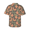 thumbnail image 3 of Haiem Squirrel And Nuts Printed Hawaiian Shirt for Men - Men’s Casual Beach Summer Shirts - Stretch Fabric with Modern Fit-3X-Large, 3 of 9