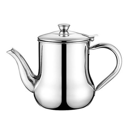 

Stainless Steel Oil Strainer Pot | Oil Dispenser With Removable Strainer | Tea Pot Kettle Oil Separator Grease Storage Can for Home Kitchen