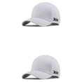 thumbnail image 1 of Gorra de béisbol ajustable Qarigey para hombres y mujeres algodón visera Blanco L 2Conjunto, 1 of 6