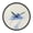 A House In The Snow, variant on Indoor 12' Voice-Activated Luminous Decoration Wall Clock With LED Night Light Santa Claus's Sleigh with Reindeer