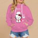 thumbnail image 1 of Sudaderas con capucha de dibujos animados de Hello Kitty para niñas y mujeres, Tops para niños, jerséis para niños, ropa para adolescentes de 1 a 16 años, 1 of 4