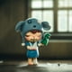 thumbnail image 5 of Figuras de acción de anime de la serie Hirono Mime de POP MART 2025, caja ciega aleatoria, modelo de caja misteriosa de POP MART, regalo de muñeca de diseñador, 5 of 5