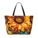 thumbnail image 2 of Fotbe Deep Yellow Colorful Sunflower Bolsa de Viaje para Playa - Resistente al Agua, Bolsa Tote de Gran Capacidad y Ligera con 7 Bolsillos para Mujeres y Hombres, 2 of 7