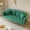 Green, variant on MAYEERTY Convertible Sofa Bed, Loveseat Sofa with Velvet Upholstered, Space-Saving for Small Apartments, Black