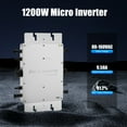 thumbnail image 4 of 1200W Solar Grid Tie Micro Inverter, Waterproof IP65, with AC Data Monitoring Display LCD Screen, 110V Solar & Wind Power Inverter for 30V 36V Solar Panel, 4 of 20