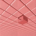 thumbnail image 1 of Ahgly Company Machine Washable Indoor Square Transitional Light Coral Pink Area Rugs, 5' Square, 1 of 7