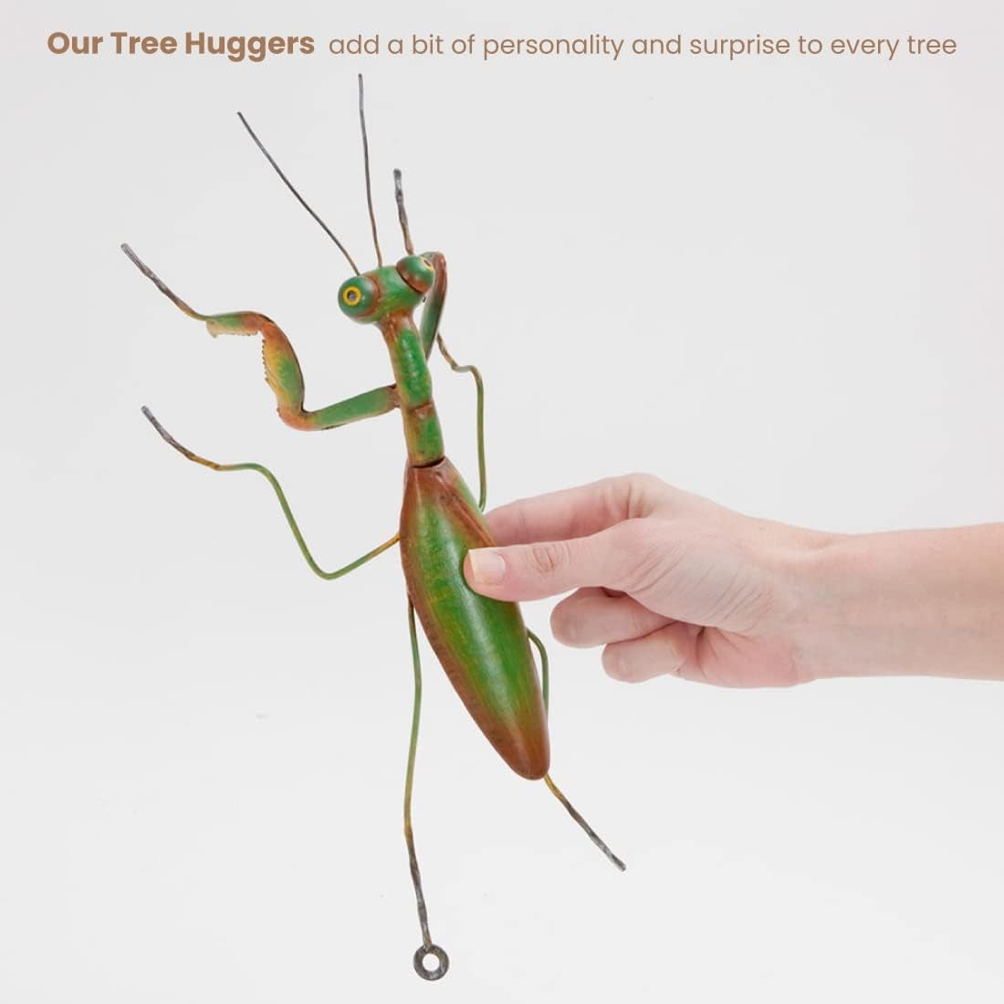 Bits and Pieces Praying Mantis Tree Hanger Garden Sculpture & Yard Art