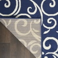thumbnail image 5 of Nourison Grafix Floral Navy 5'3" x 7'3" Area Rug, (5x7), 5 of 8