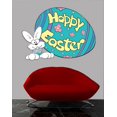 thumbnail image 2 of Wallhogs Happy Easter Cutout Wall Decal, 2 of 2