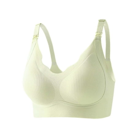 Icvfdpl Thin Maternity & Nursing Bra For Spring/Summer Lift & Shape With Side Support Wire Clip Up Design Dailywear 42