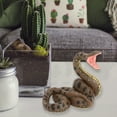 thumbnail image 3 of Visland Modèle Python Figurine Miniature Réaliste PVC Modèle Solide Jouet Farceur Figurine Serpent Géant Réaliste Modèle Animal Reptile Sauvage Cadeau d'Halloween, 3 of 8
