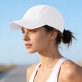 thumbnail image 2 of Shadoumai Womens Quick Dry Sport Baseball Cap, Athletic Fitted Cap Mesh Adjustable Plain Hat Running Trucker Hat for Women, 2 of 7