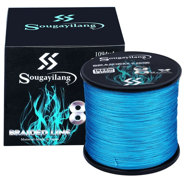 300M 500M 1000M 6 Colors Strong PE Fishing Line 8+X Strands Braided Fishing Line Multifilament Durable Fishing Line Blue 1000m 0.26mm 15.9kg