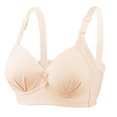 thumbnail image 1 of Ropa interior transpirable de algodón con anillo de acero para mujer, tamaño Plue, copa completa ajustable, sin anillo de acero Fridja  nalpqowj6614, 1 of 4