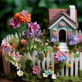 thumbnail image 4 of 60 Pcs Micro Resin Butterflies, Dollhouse Miniature Tiny Butterflies, Terrarium Fairy Garden Dolls Toy, Mini Micro Landscaping Decoration, Multicolor, 4 of 7
