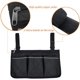 thumbnail image 4 of (negro, 32,5x18cm) Bolsa para silla de ruedas con bolsillo, silla de ruedas, 4 of 5