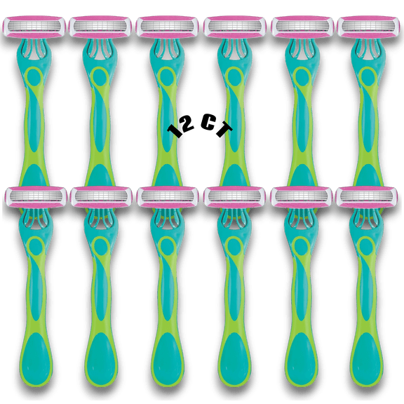 12ct Skintimate COCONUT DELIGHT Quattro Women’s 4 Blade Disposable Razors