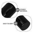 thumbnail image 3 of Raindrops 5Pcs Black Finger Sand Shaker for Ukulele Guitar Portable Metal and Plastic Percussion Instrument, 3 of 8