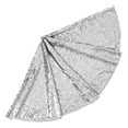 thumbnail image 1 of DJKDJL Christmas Decorations Trendy Glitter Tree Skirt Sequin Embroidered Velvet Christmas Tree Skirt For Tabletop Porch Small Tree Decoration Christmas Decoration Tree Skirt Sequin Tree Skirt, 1 of 1